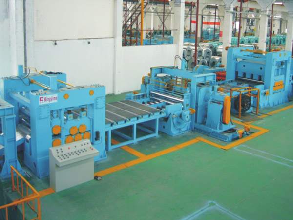 KJH25厚闆(pan)低速數(shu)控精密(mi)開卷整(zheng)平橫切(qie)生産線(xian)